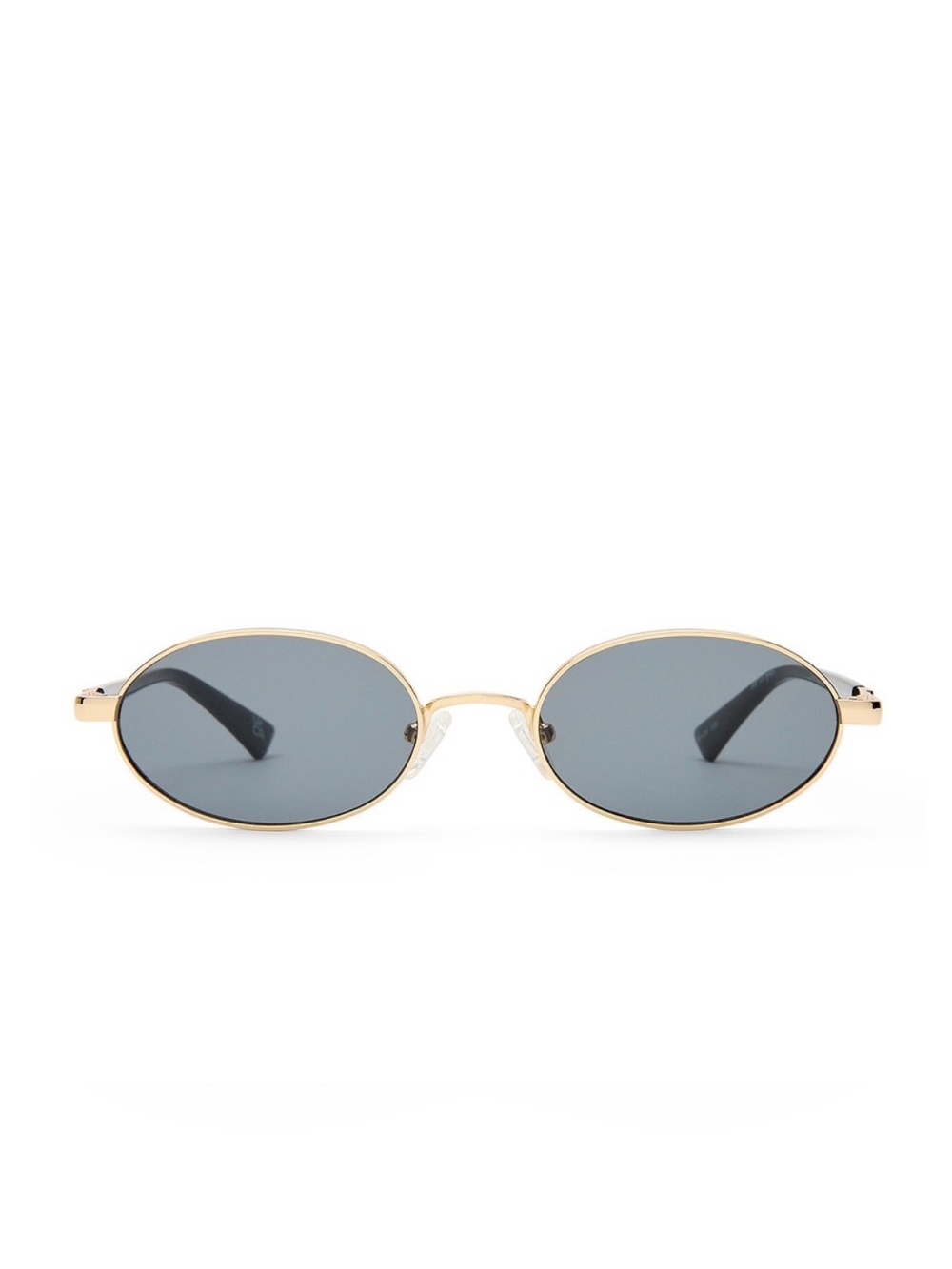 NEW Le Specs Icicle Sunglasses in Bright Gold & Smoke Mono